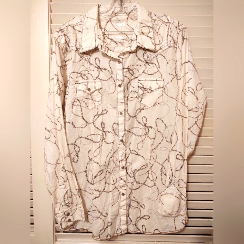 Wrangler Western Snap Shirt XXL
